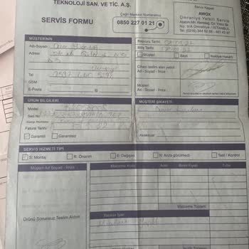 Awox 58 İnç TV Panel Değişim Süresi 5 Ay