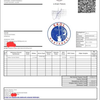 Fehldiagnose und unnötige Anästhesie in der Özel Ekol Hastanesi