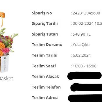 Her Yer Bitki Sitesi Ve Teslim Edilmeyen Sipariş