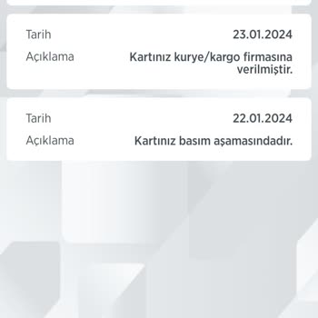 Kuryenet Ziraat Kartımı Getirmedi