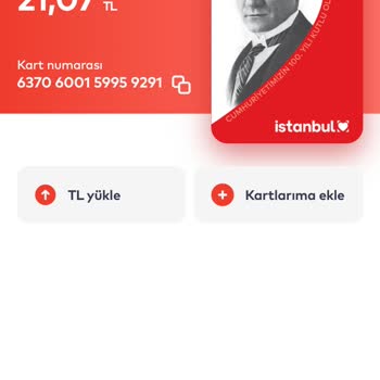 Belbim İstanbul Kart Para Yükleme