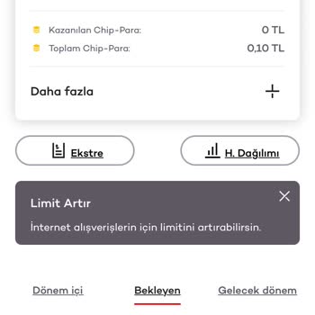 Bilgim Dışında Moka Ok Kart Harcaması