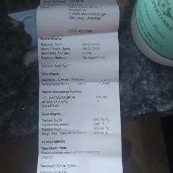 Siemens Müşteri Temsilcisinden Şikayetçiyim