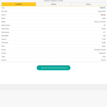 Sahibinden Param Güvende İle