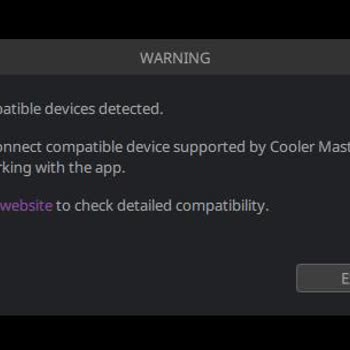 Cooler Master Masterplus Mouse Donanımını Görmüyor.