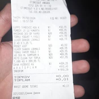 Sevgi Market (Etimesgut) Kuşbaşı Eti Şikayeti