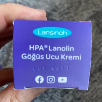 Lansinoh Son Kullanma Tarihi Yazmıyor