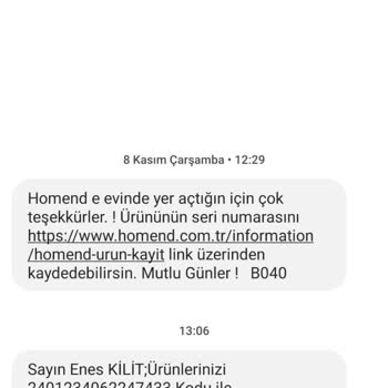 Karaca Homend Çaycımı Eksik Ve Parçalayarak Gönderdiler