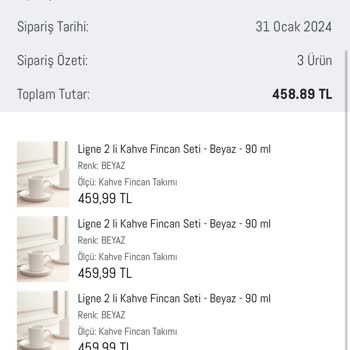 Madame Coco Yanlış Ürün Gönderimi