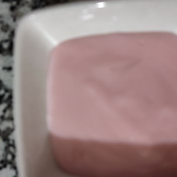 Piyale Çilekli Pudingin İçi Kıl Saç Dolu