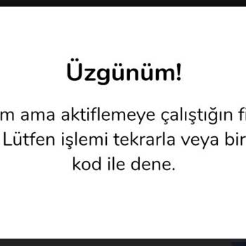 Gnç Uygulamasından Fizy 3 Aylık Premium Aldım Ama Hatalı Diyor.