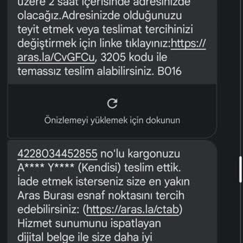 Aras Kargo Paketimi Teslim Etmiyor!