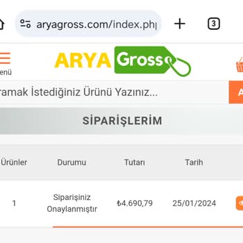 Arya Gross Geciken Kargo