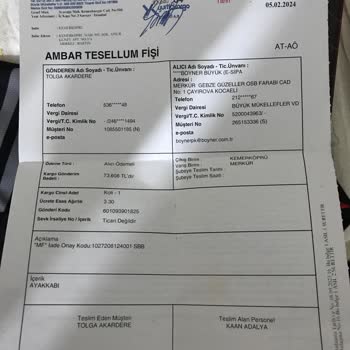 Yurtiçi Kargo İade Kargomdan Bilgilendirme Verilmedi