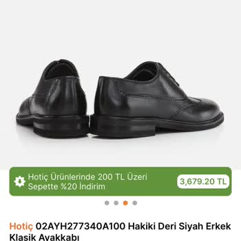 Hotiç Ayakkabı Teşhir Ürün Sorunu