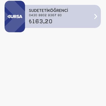 BURULAŞ Öğrenci Abonman Yenilenmedi