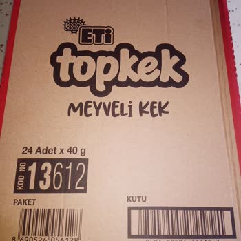 Eti Gıda Eti Top Kek Meyveli Plastik İp Çıktı