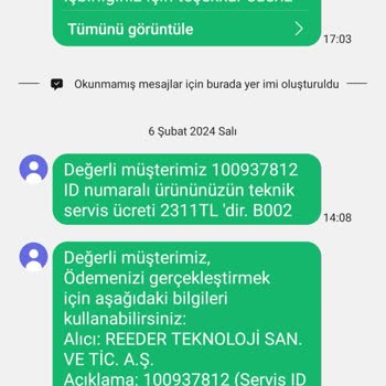 Reeder Garantili Telefon Servis Sorunu