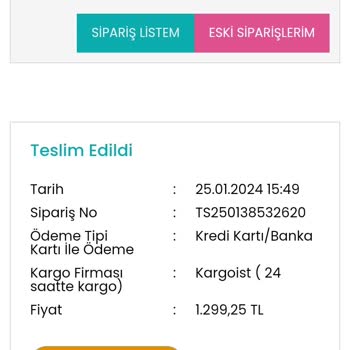 Modaselvim Değişim Yapmıyor Ürün Geldiğinde Petrol Kokuyordu