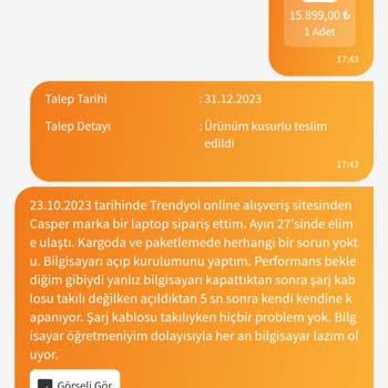 Trendyol Alışveriş Merkezi Satıcı Sorunu