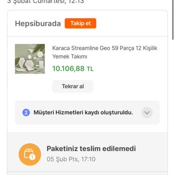 Hepsiburada Para İadesi İstiyorum