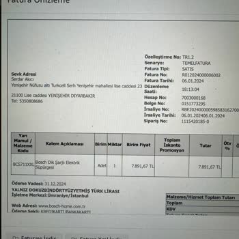 Bosch Şarjlı Dik Elektrikli Süpürge