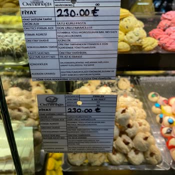 Yatağanlı Osmanağa Yanlış Fiyat Etiketi