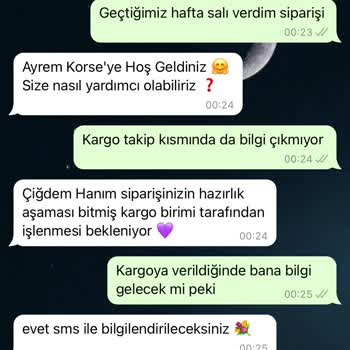 Ayrem Korse 8gündür Ne Ürün Var Ne Kargo Mesajı