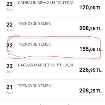 Trendyol Yemek Trendyol GO Yemek Müşteriyi Aldatıyor