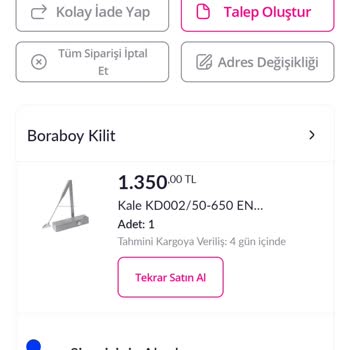 Pazarama Sitesi Ve "boraboy Kilit" Adlı Satıcının Ciddiyetsizliği