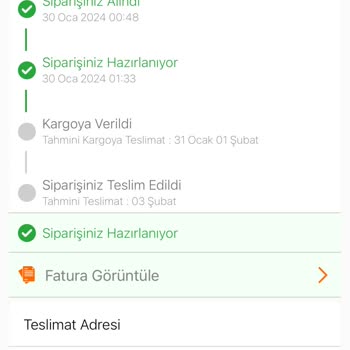 FLO Ayakkabı Gönderilemeyen Sipariş İptal Edilemiyor