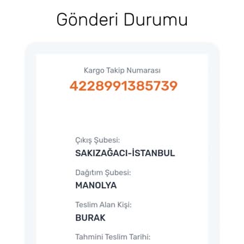 Aras Kargo Teslim Edildi Yalanı!