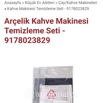 Grundig Kahve Makinesi Temizleme Kimyasalı 15gr 665 TL