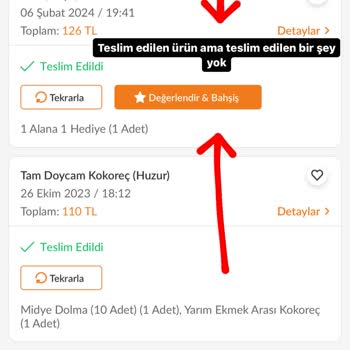 Trendyol GO Artık Yemek Teslim Etmeden, Teslim Etmiş Gibi Yapılıyor