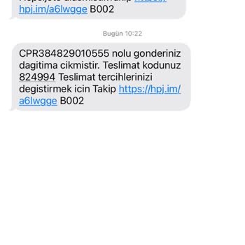 Bardabas Nedeniyle hepsiJET SMS (adıma Olmayan Alışverişe İlişkin SMS Geliyor)