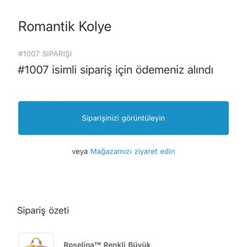 Romantikkolye.com Romantik Kolye Siparişim Gelmedi!?