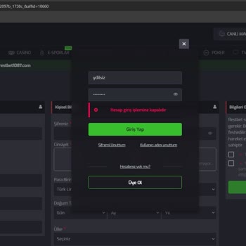 Restbet 76258 TL Ödemiyor
