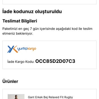 Occasion İade Ve Stok Sorunları.