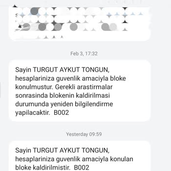 Enpara Hesaba Konulan Güvenlik Blokesi Kalkmıyor, Hesabıma Giremiyorum.