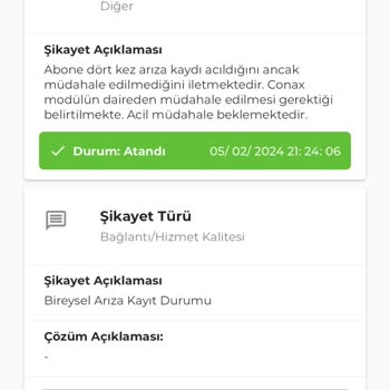 TÜRKSAT Kablo TV Arıza Kaydı Yalanı