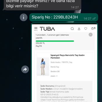 Tuba Butik İademi Yapmıyor, Dalga Geçiyorlar