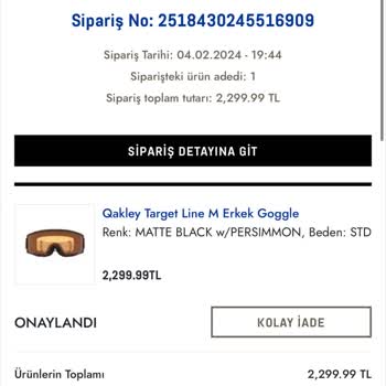 SPX Online Sipariş Şikayeti