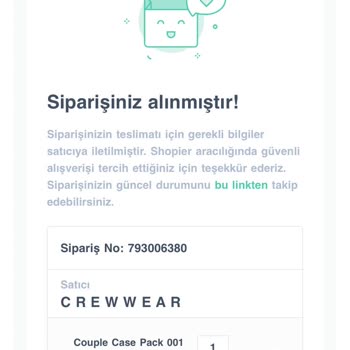 Shopier'den Aldığım Telefon Kılıfı Gelmedi