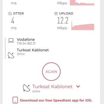 Vodafone İnternet Çekim Gücü
