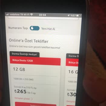 Vodafone Tarife Haksızlığı Yüksek GB Dayatma