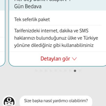 Vodafone Yurt Dışı Paketi Ücret Yansıdı
