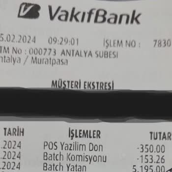 VakıfBank Pos Yazılım Ücreti