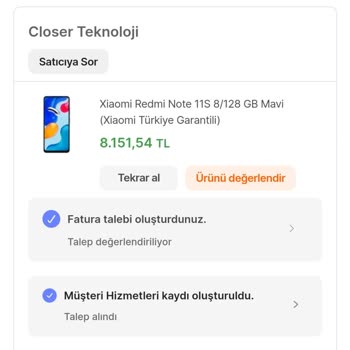 Hepsiburada Dan Alınan Sıfır Xiaomi 11 S Telefonun Garanti Süresi