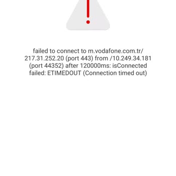 Vodafone Hezimeti Şebeke Var İnternet Çekmiyor