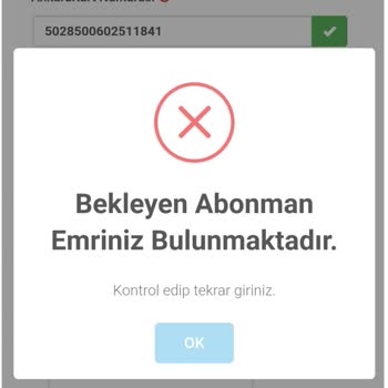 EGO Genel Müdürlüğü Abonman Emriniz Bulunmaktadır Diyor